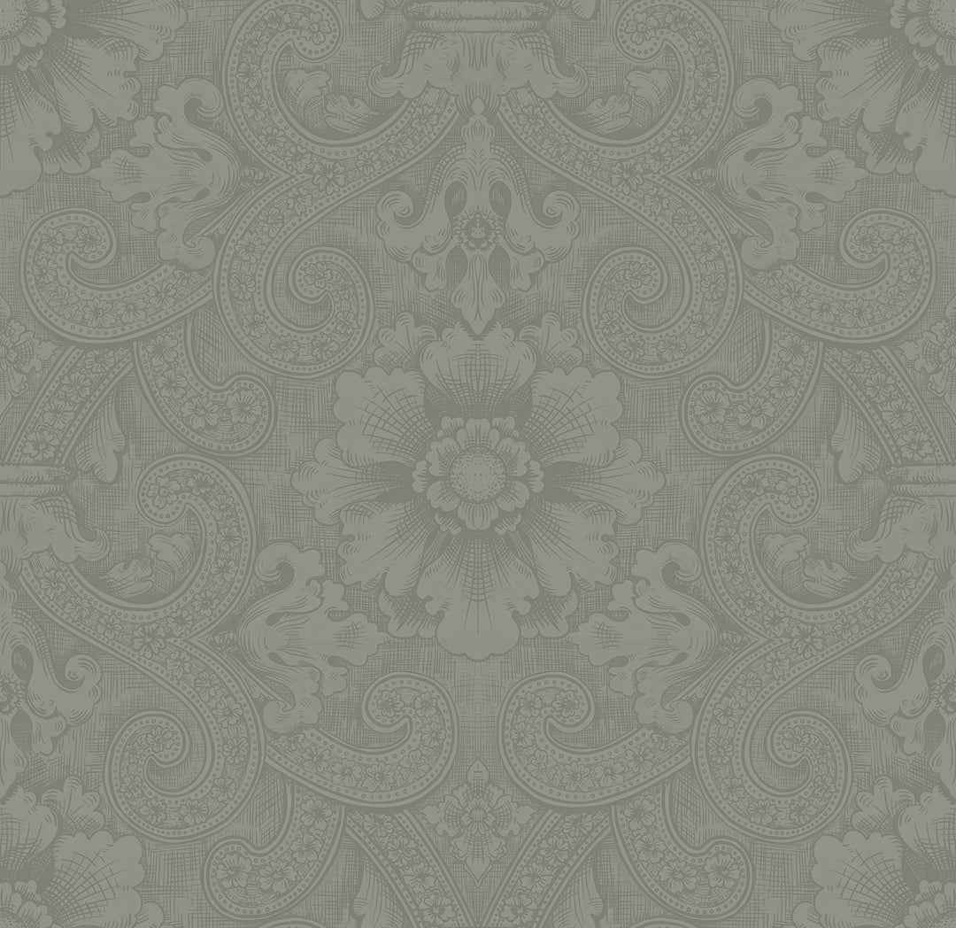 Astra - English Clay <br> Wallpaper - The Detroit Wallpaper Co.