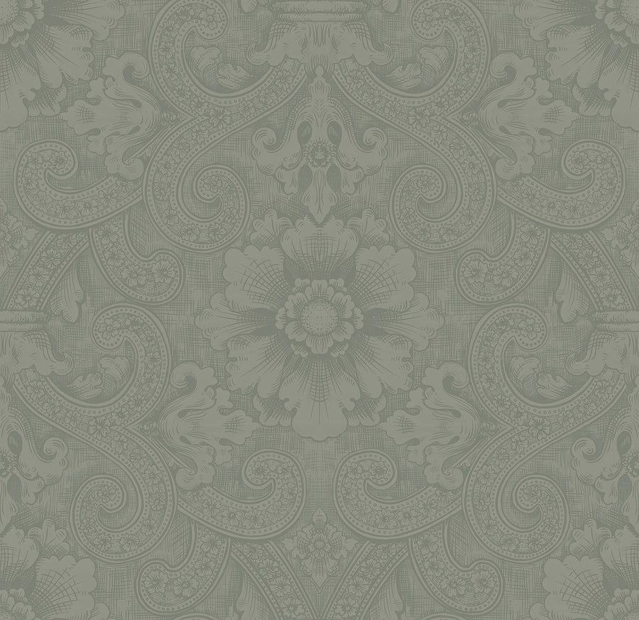 Astra - English Clay <br> Wallpaper - The Detroit Wallpaper Co.