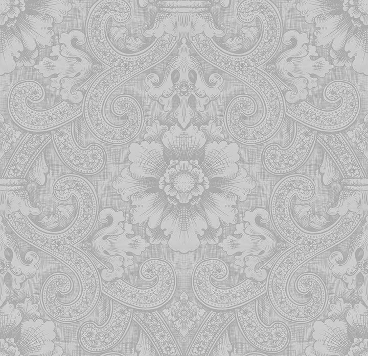 Astra - French Gray <br> Wallpaper - The Detroit Wallpaper Co.