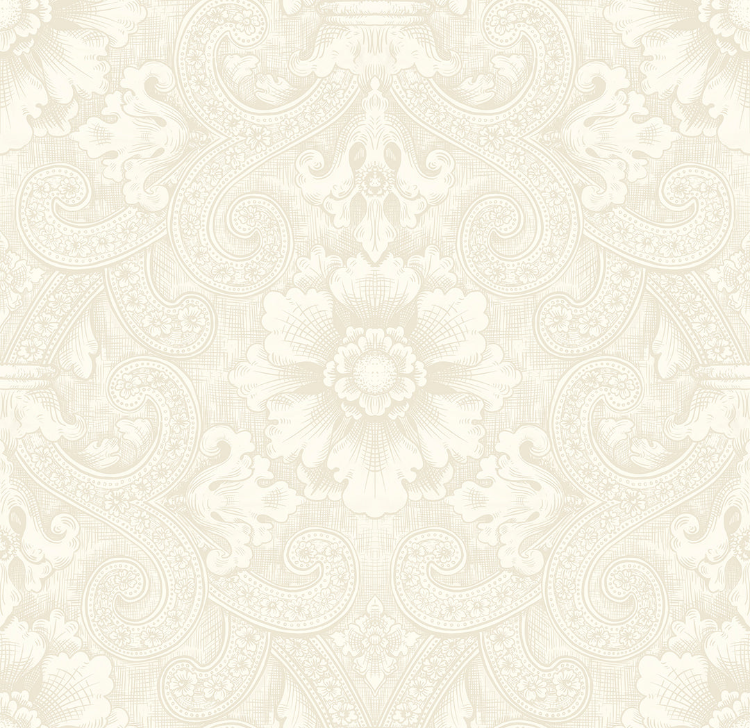 Astra - Spun Cotton <br> Wallpaper - The Detroit Wallpaper Co.