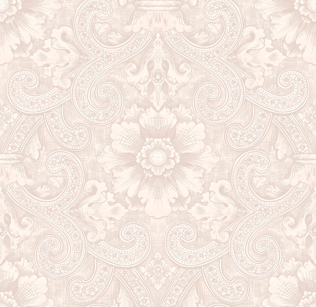 Astra - Lisianthus <br> Wallpaper - The Detroit Wallpaper Co.