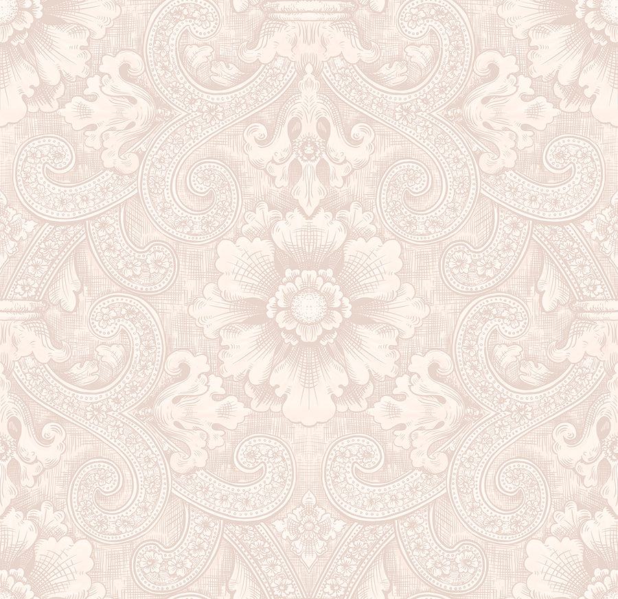 Astra - Lisianthus <br> Wallpaper - The Detroit Wallpaper Co.