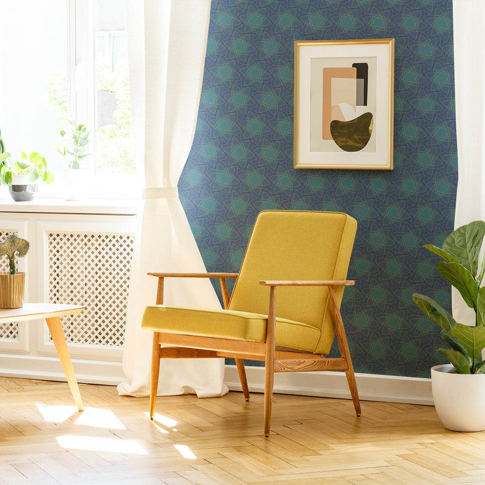 Atomic Age - Electron <br> Wallpaper - The Detroit Wallpaper Co.