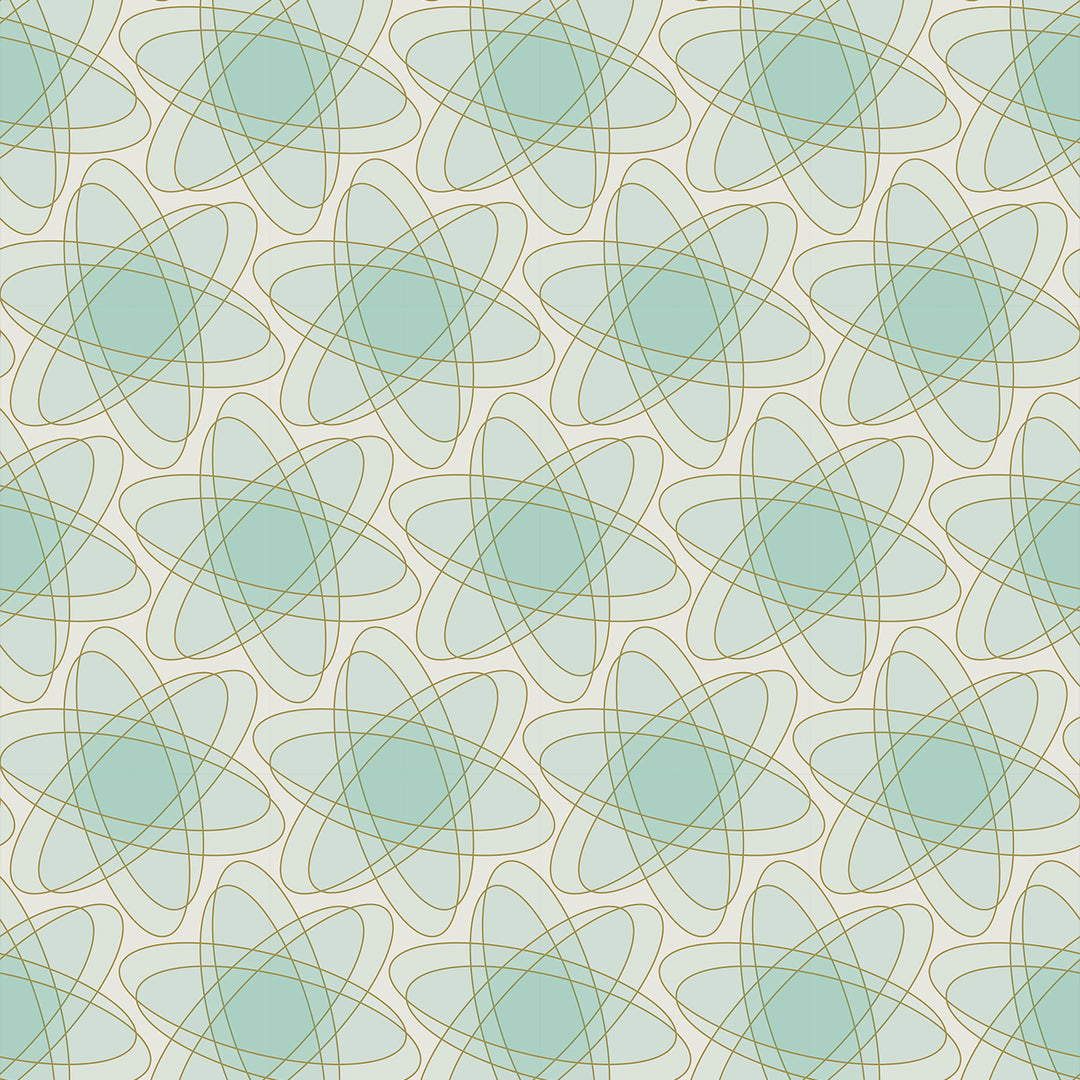 Atomic Age - Neutron <br> Wallpaper - The Detroit Wallpaper Co.