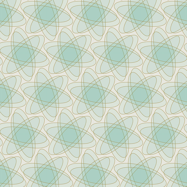 Atomic Age - Neutron <br> Wallpaper - The Detroit Wallpaper Co.