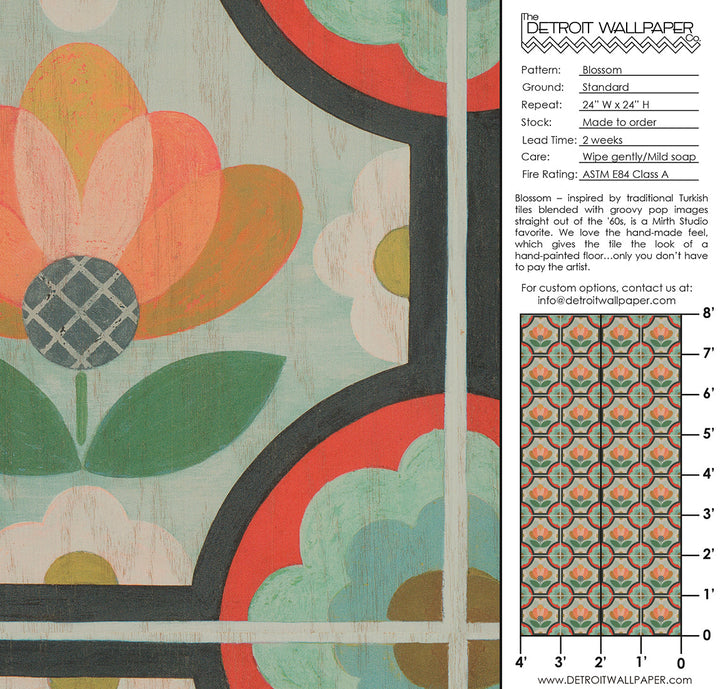 Blossom <br> Wallpaper - The Detroit Wallpaper Co.