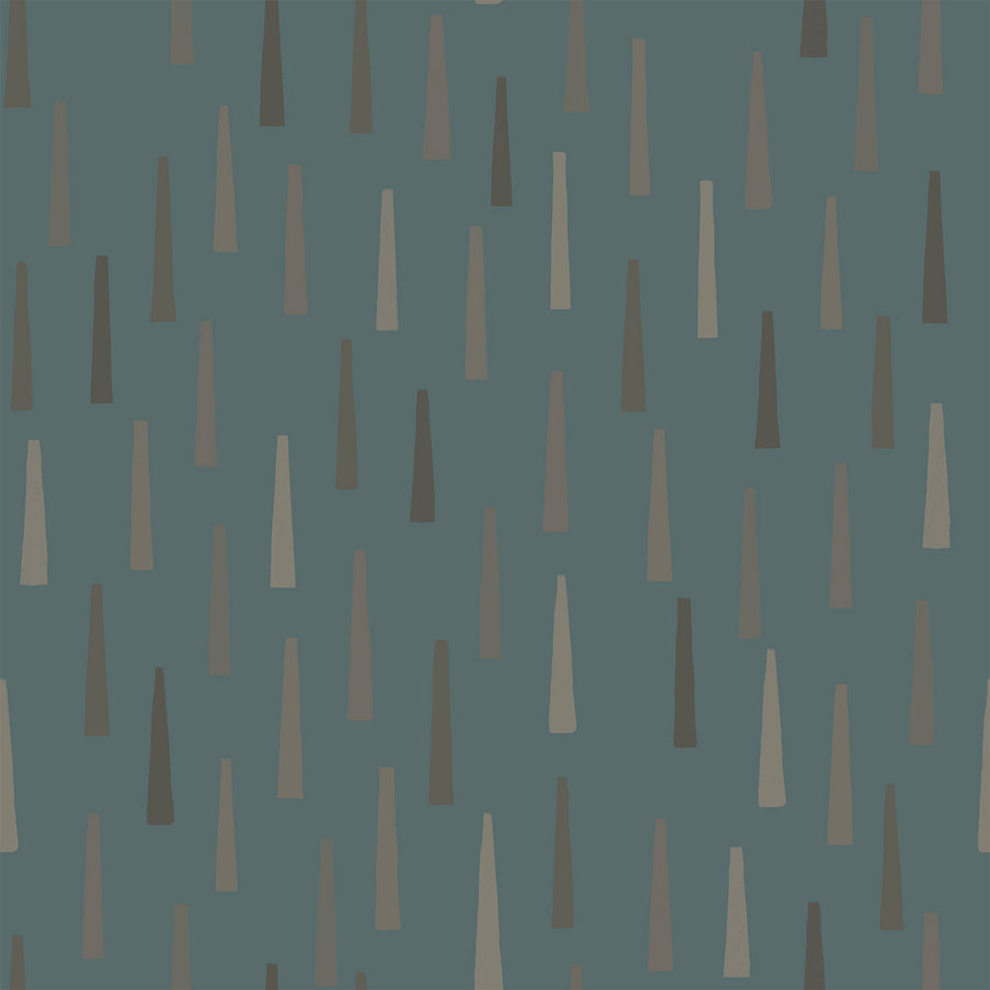 Brayer - Rain <br> Wallpaper - The Detroit Wallpaper Co.