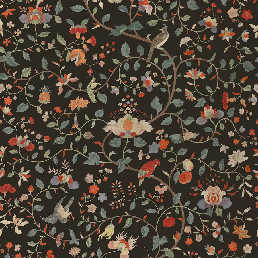 Cachepot - Graphite <br> Wallpaper - The Detroit Wallpaper Co.