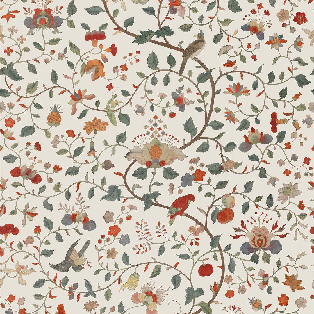 Cachepot - Parchment <br> Wallpaper - The Detroit Wallpaper Co.