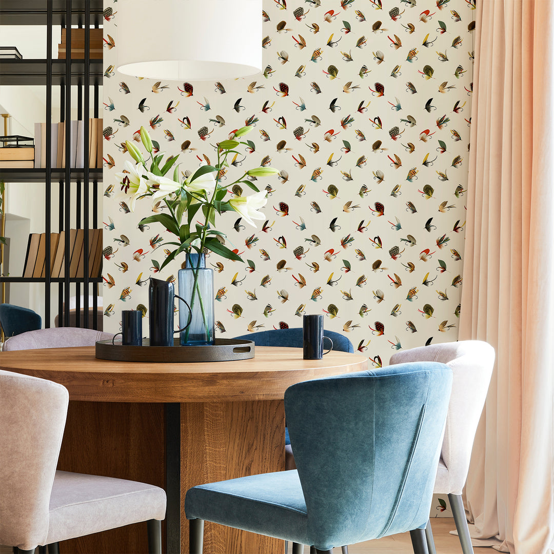 Cast - Mushroom <br> Wallpaper - The Detroit Wallpaper Co.