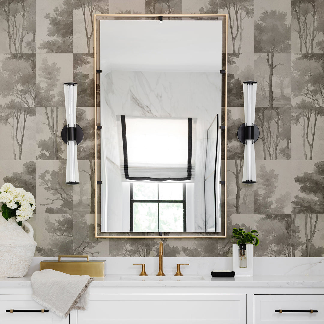 Cedar Street - Shadow Grove <br> Wallpaper - The Detroit Wallpaper Co.