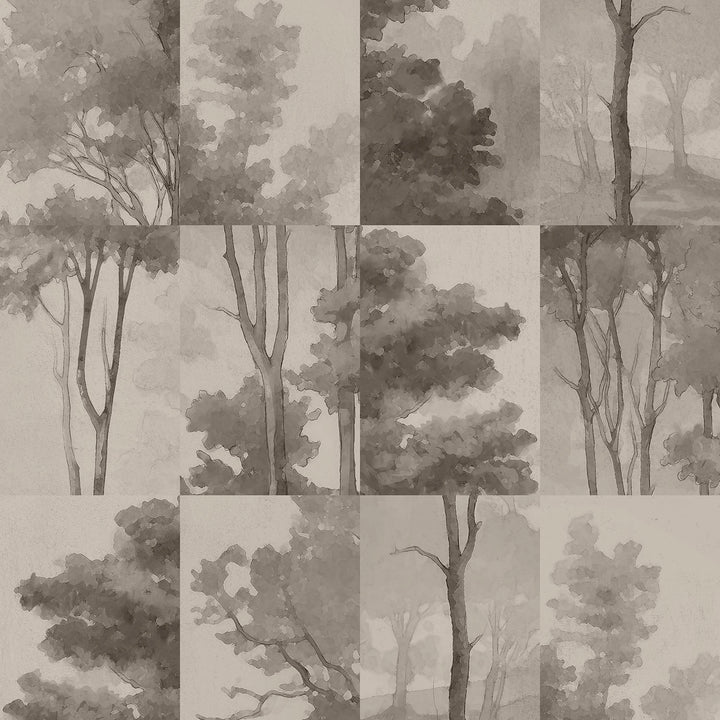 Cedar Street - Shadow Grove <br> Wallpaper - The Detroit Wallpaper Co.