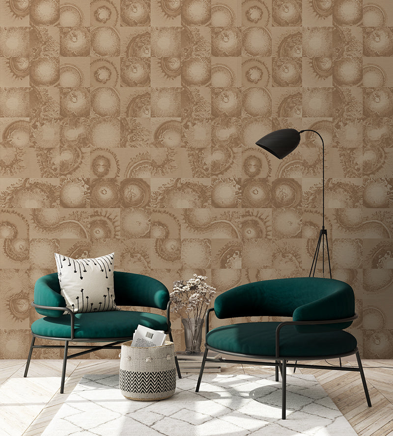 Diffused - Terracotta <br> Wallpaper - The Detroit Wallpaper Co.