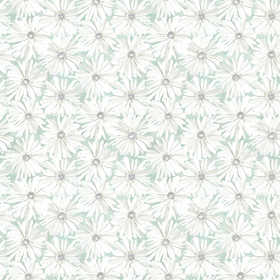 Daisy Chain - Fresh <br> Wallpaper - The Detroit Wallpaper Co.