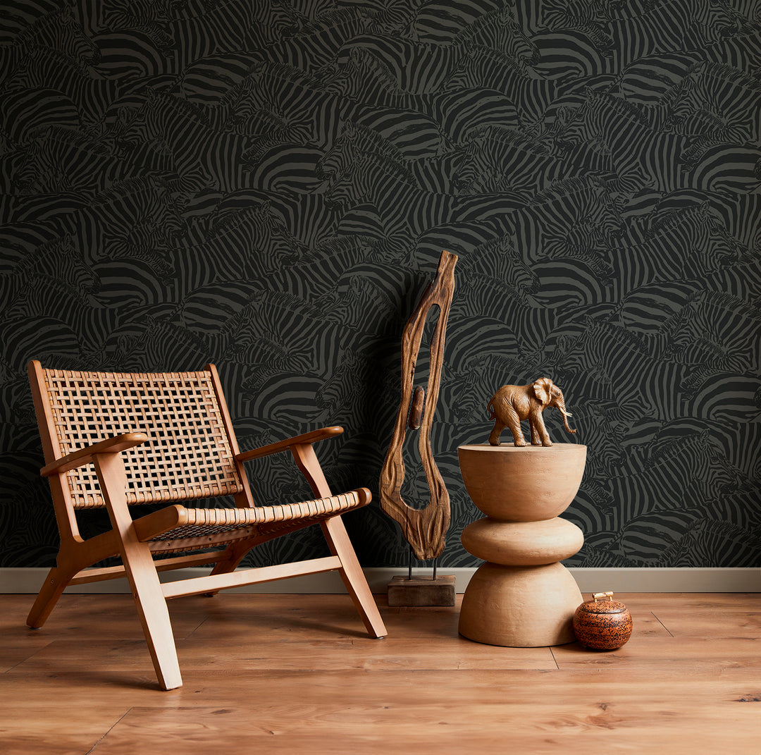 Dazzle - Shadow <br> Wallpaper - The Detroit Wallpaper Co.