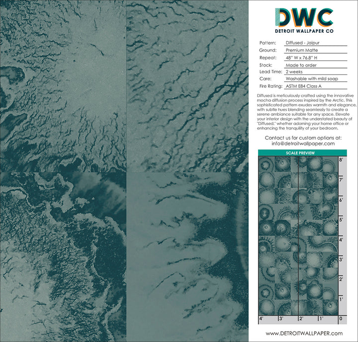 Diffused - Jaipur <br> Wallpaper - The Detroit Wallpaper Co.