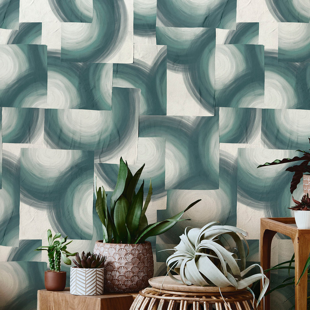 Echos - Iced <br> Wallpaper - The Detroit Wallpaper Co.