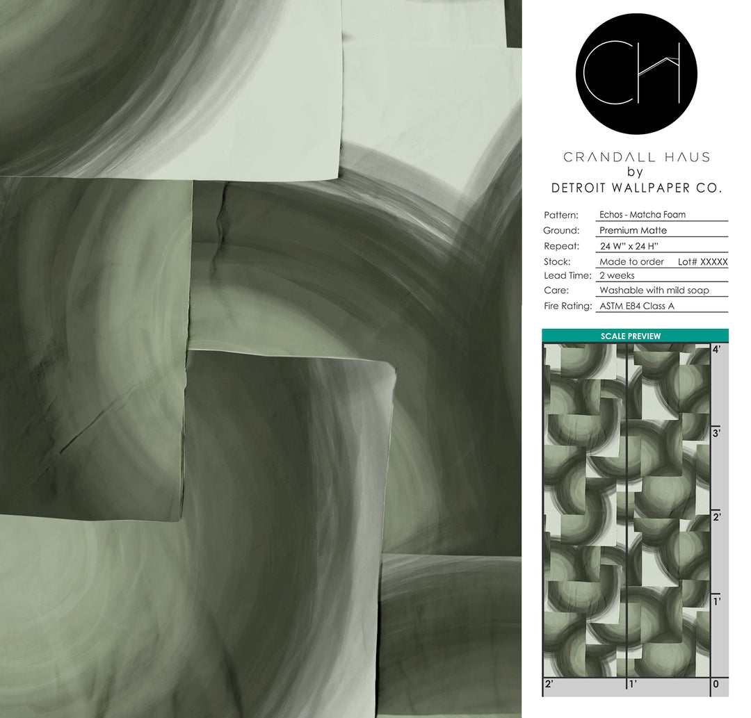 Echos - Macha <br> Wallpaper - The Detroit Wallpaper Co.