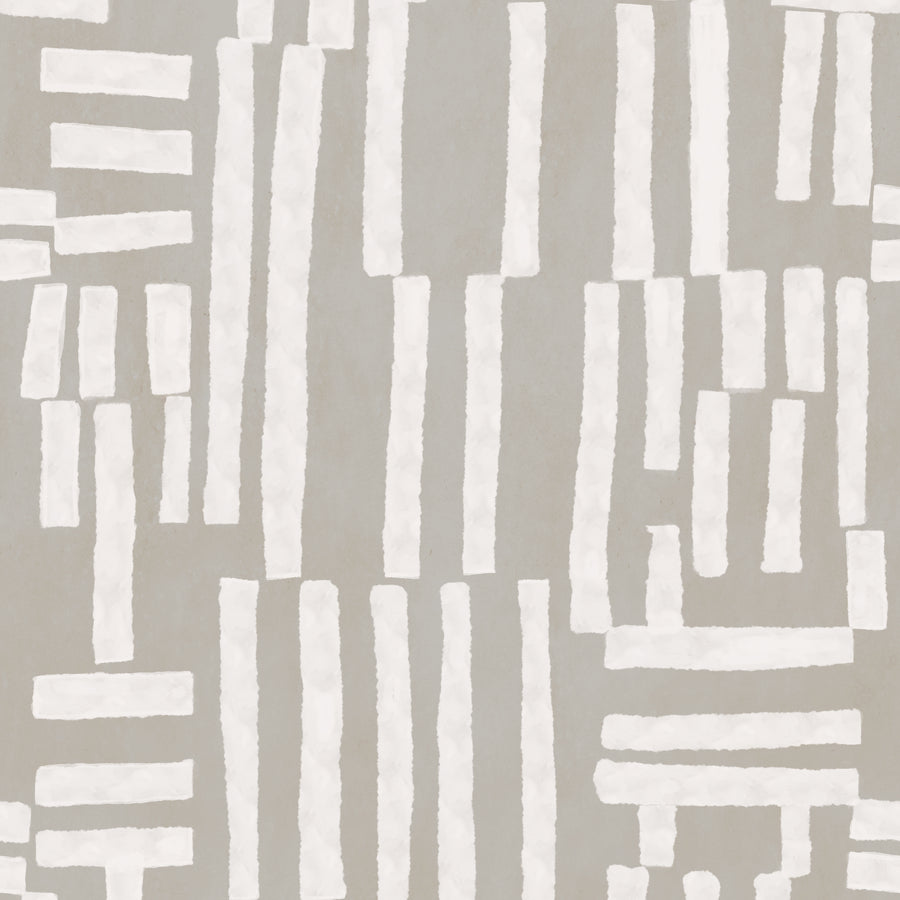 Edgy - Putty <br> Wallpaper - The Detroit Wallpaper Co.