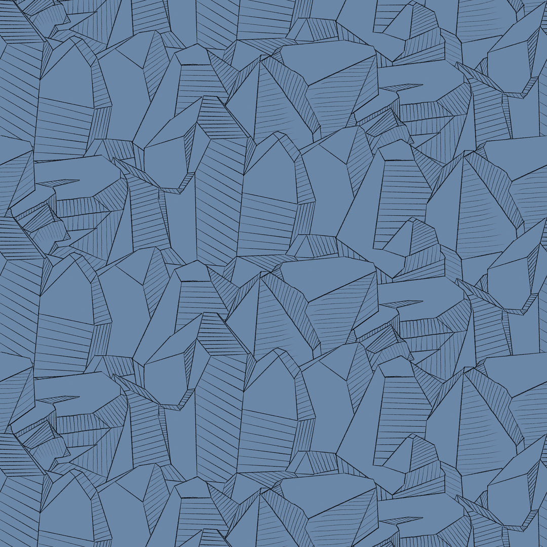 Facets - Crystal <br> Wallpaper - The Detroit Wallpaper Co.