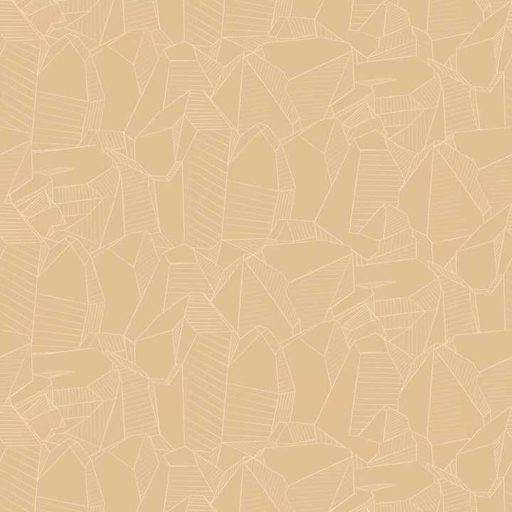 Facets - Earthen <br> Wallpaper - The Detroit Wallpaper Co.