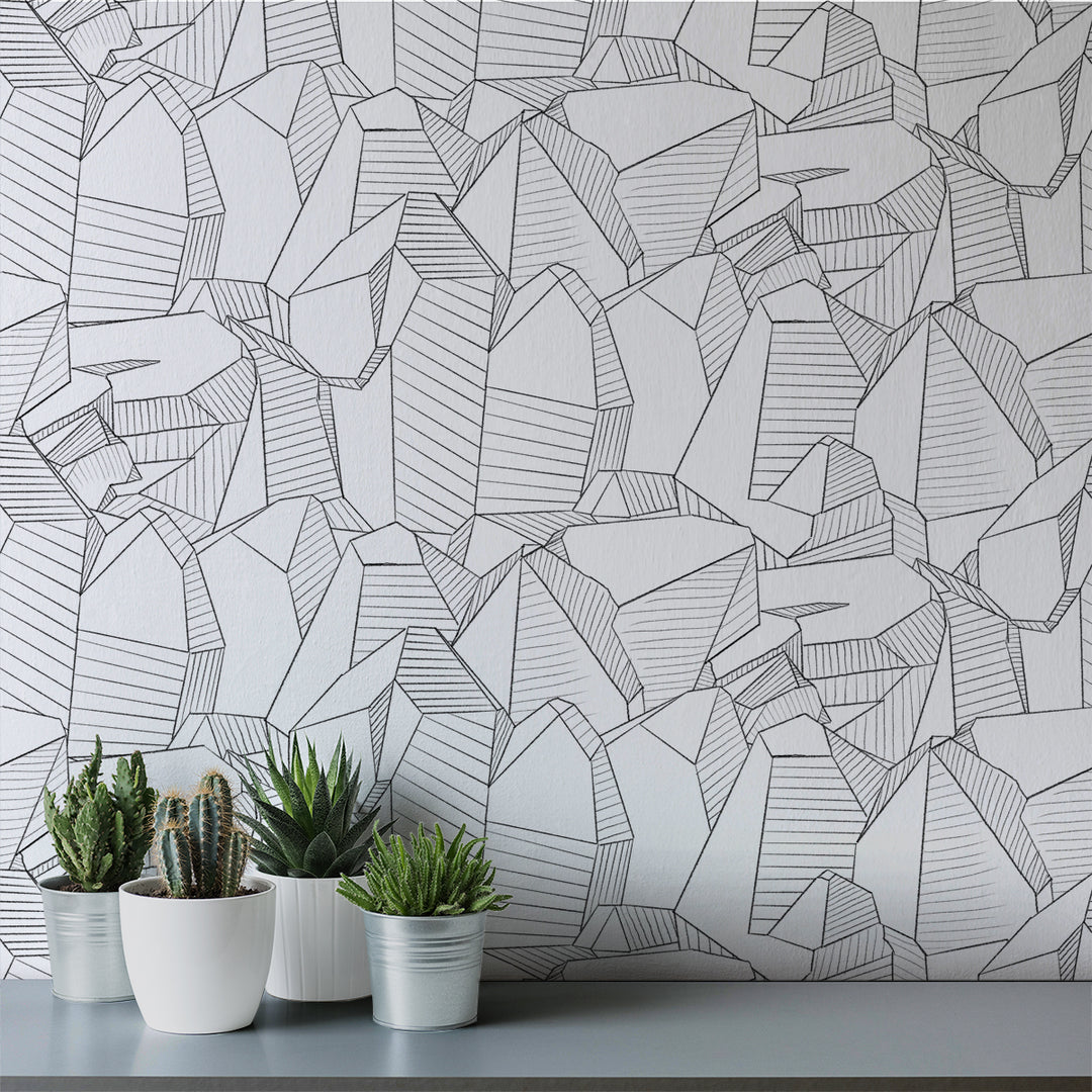 Facets - Linear <br> Wallpaper - The Detroit Wallpaper Co.