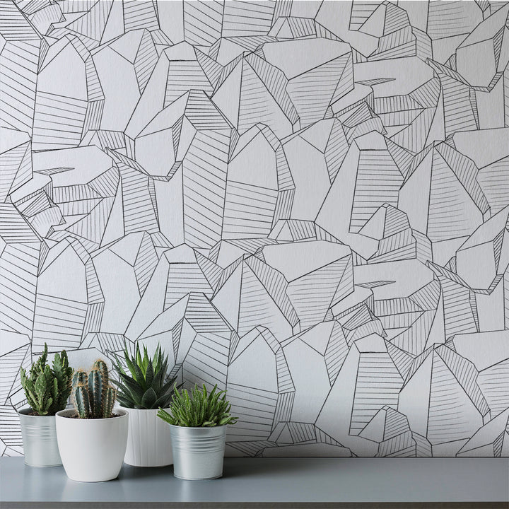Facets - Linear <br> Wallpaper - The Detroit Wallpaper Co.