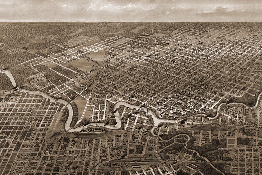 Houston <br> Wallpaper Mural - The Detroit Wallpaper Co.