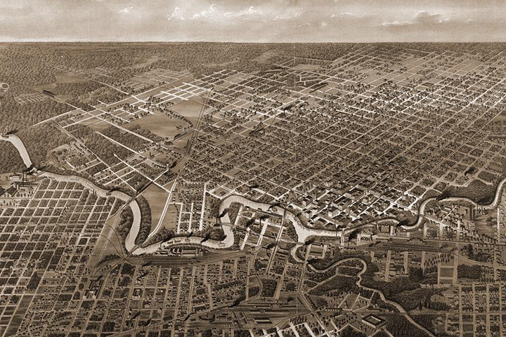 Houston <br> Wallpaper Mural - The Detroit Wallpaper Co.