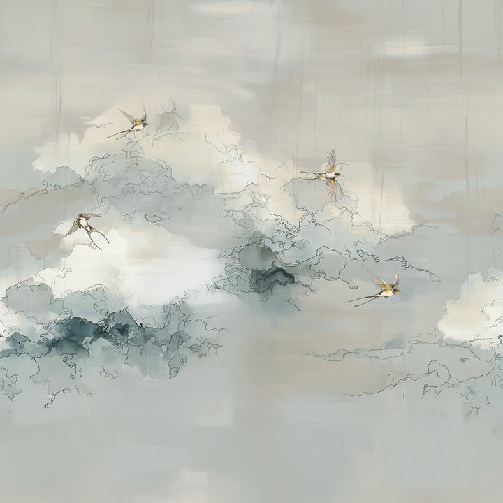 Kismet - Airborne <br> Wallpaper Mural - The Detroit Wallpaper Co.