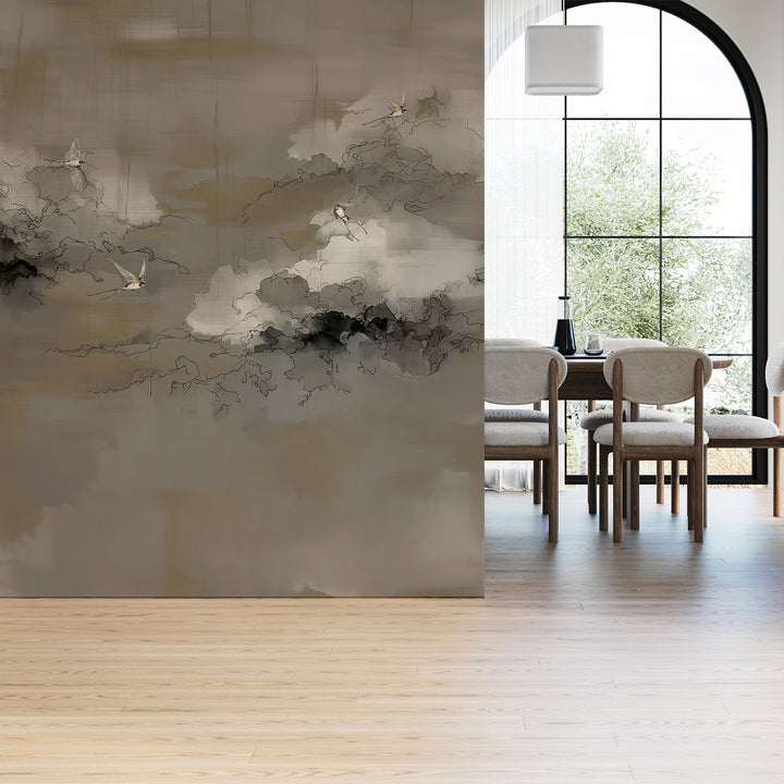 Kismet - Flight Risk <br> Wallpaper Mural - The Detroit Wallpaper Co.