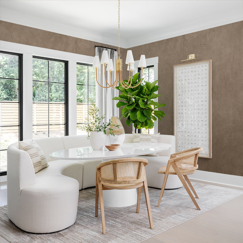 Limewash - Clay <br> Wallpaper - The Detroit Wallpaper Co.