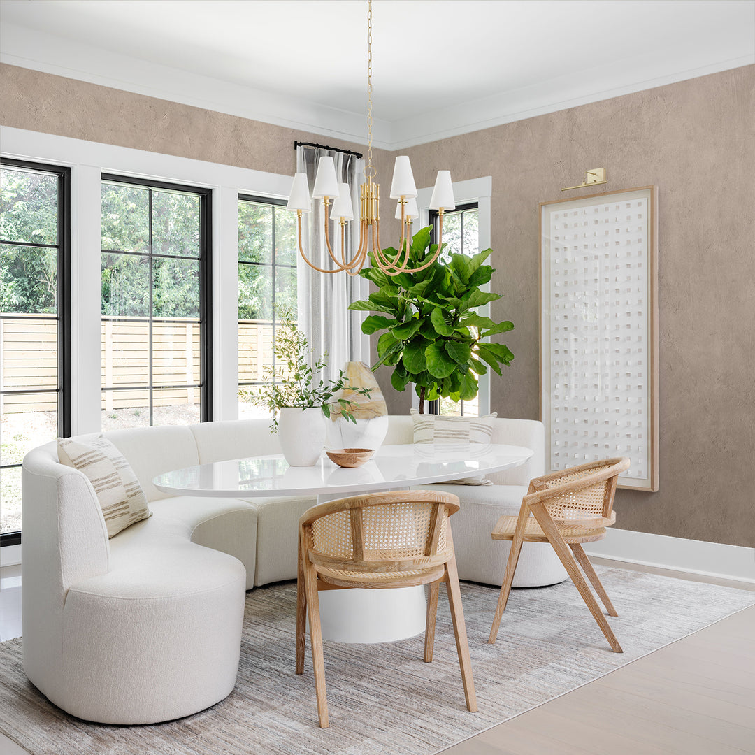 Limewash - Rose Quartz <br> Wallpaper - The Detroit Wallpaper Co.