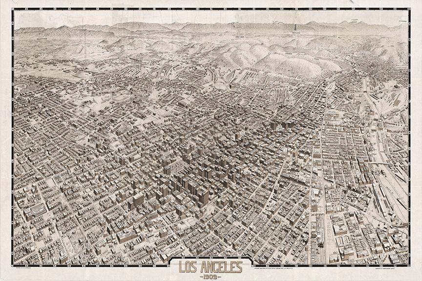 Los Angeles <br> Wallpaper Mural - The Detroit Wallpaper Co.