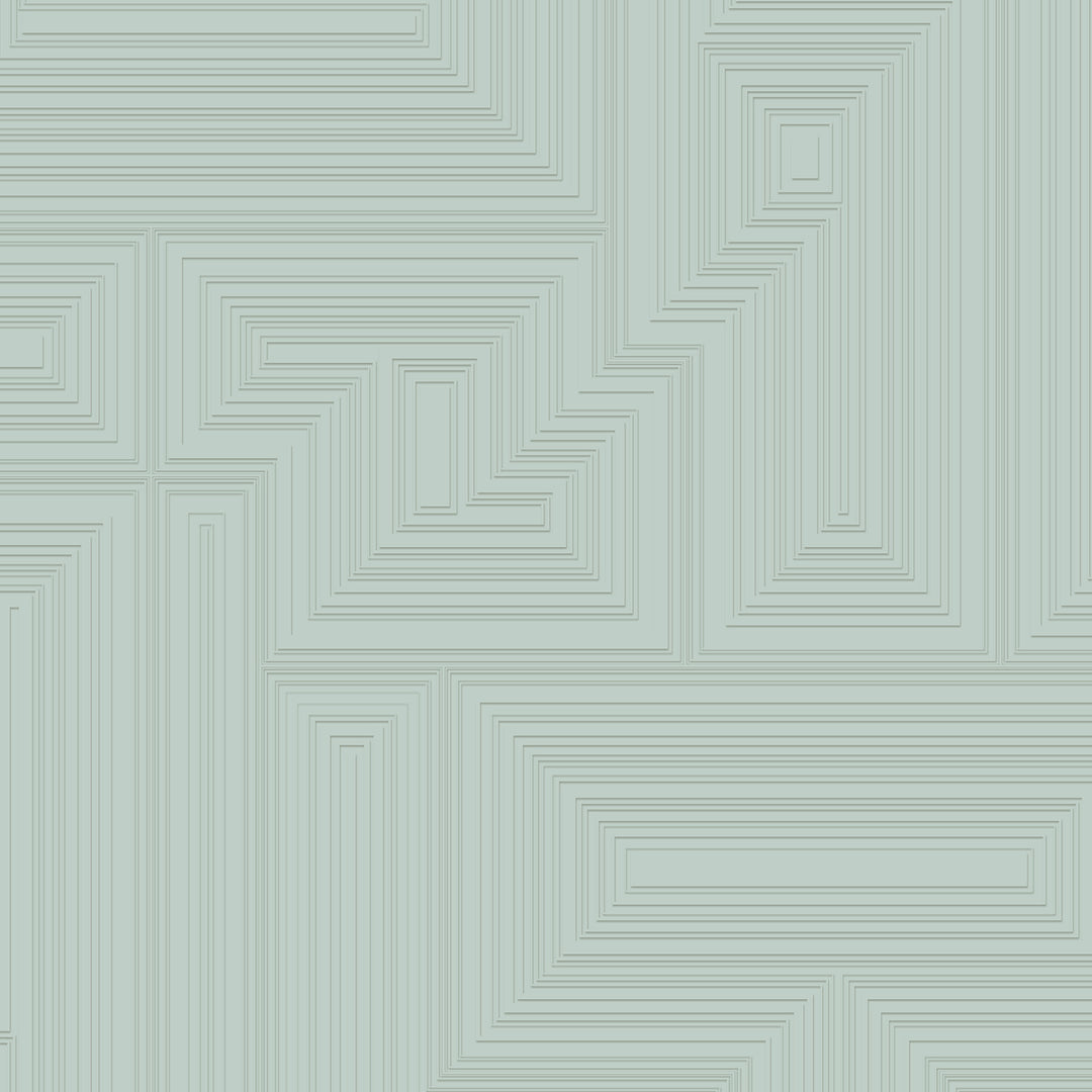 Maze - Rainwash <br> Wallpaper - The Detroit Wallpaper Co.