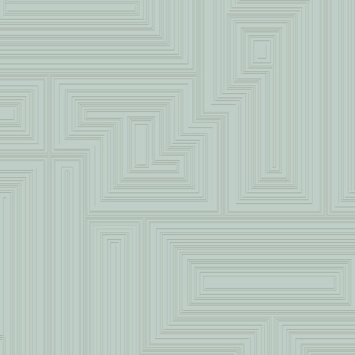 Maze - Rainwash <br> Wallpaper - The Detroit Wallpaper Co.