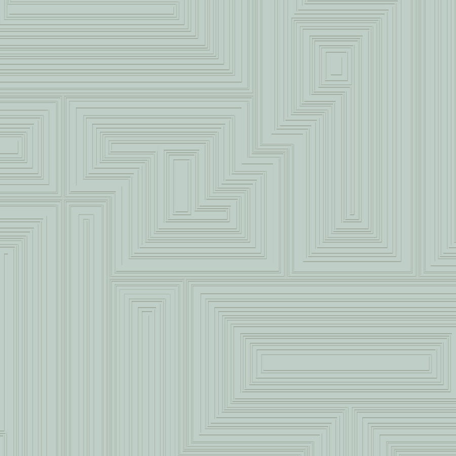 Maze - Rainwash <br> Wallpaper - The Detroit Wallpaper Co.