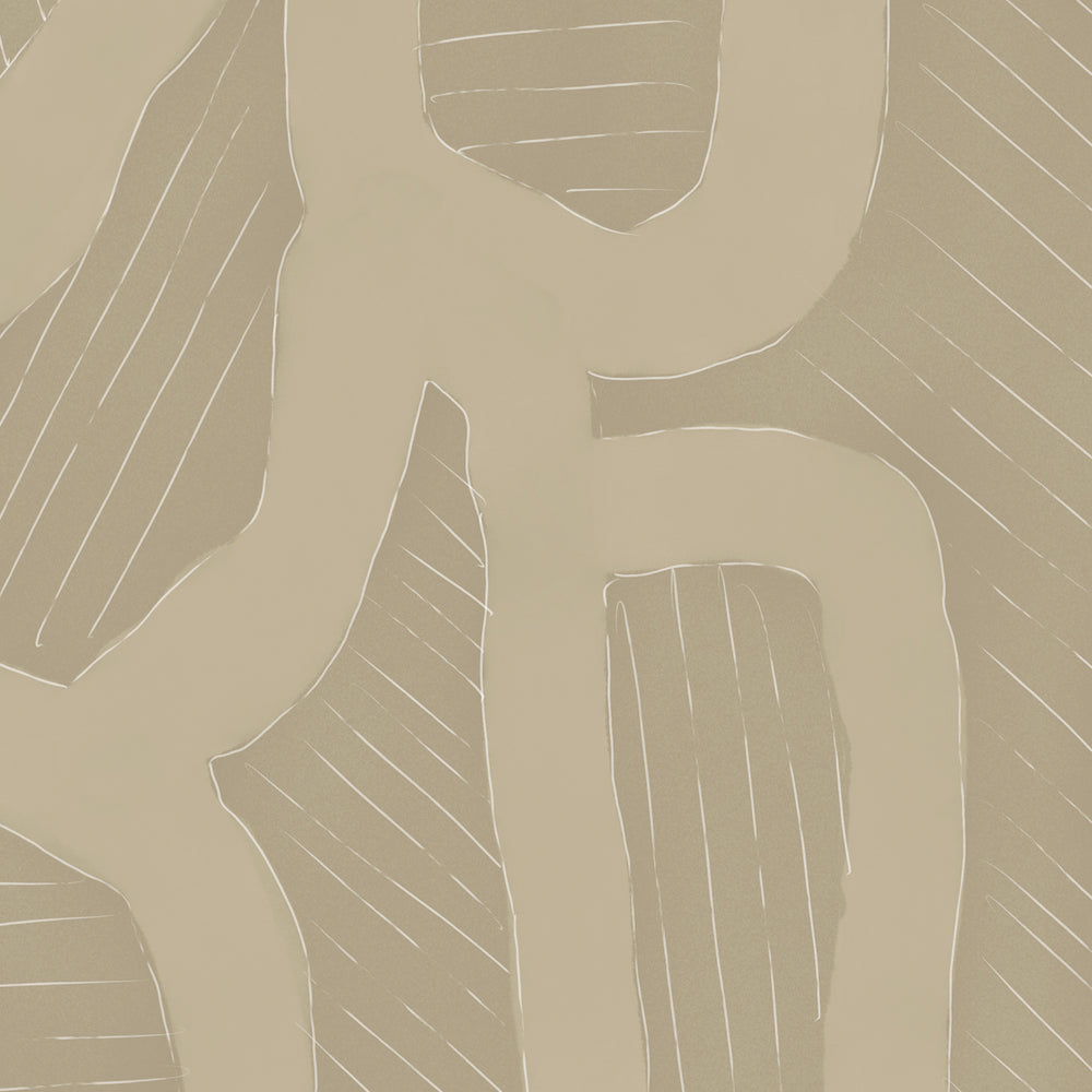 Mindful - Dry Grass <br> Wallpaper Mural - The Detroit Wallpaper Co.