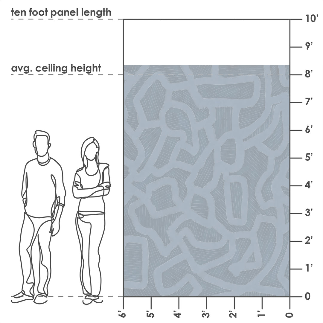 Mindful - First Light <br> Wallpaper Mural - The Detroit Wallpaper Co.