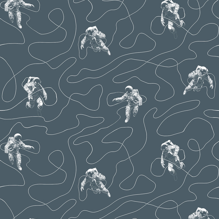 Moon Walk - Drift <br> Wallpaper - The Detroit Wallpaper Co.