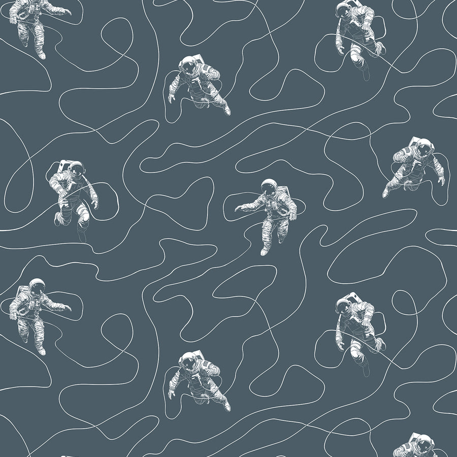 Moon Walk - Drift <br> Wallpaper - The Detroit Wallpaper Co.
