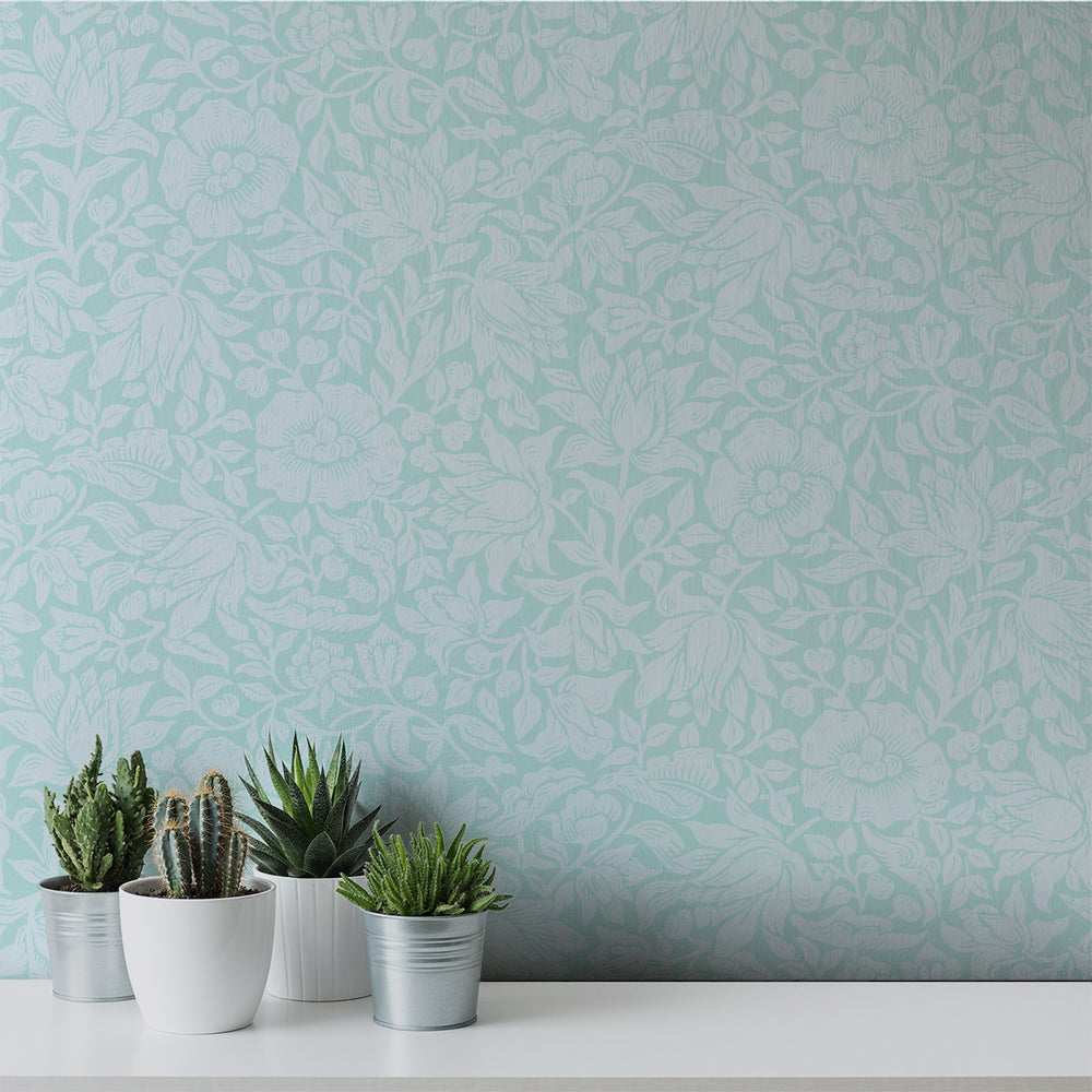 Morris - Peaceful <br> Wallpaper - The Detroit Wallpaper Co.