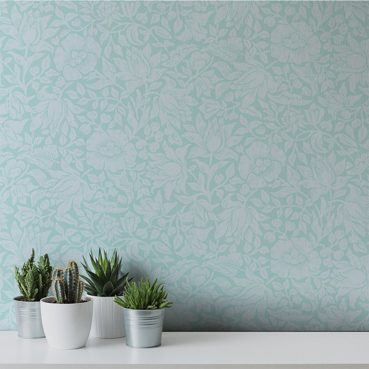 Morris - Peaceful <br> Wallpaper - The Detroit Wallpaper Co.
