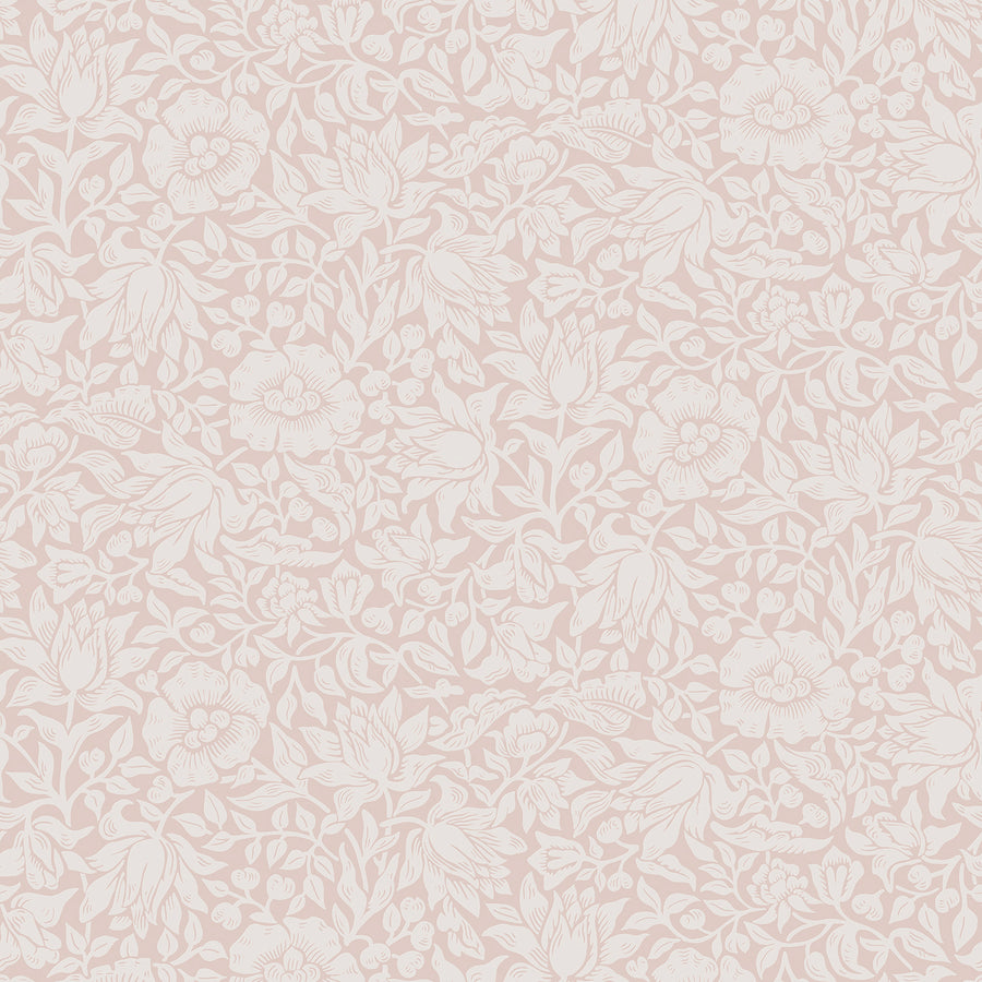 Morris - Dusty Rose <br> Wallpaper - The Detroit Wallpaper Co.