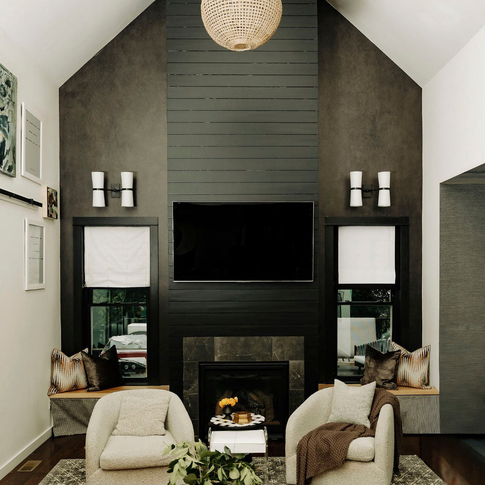 Limewash - Lava Rock <br> Wallpaper - The Detroit Wallpaper Co.