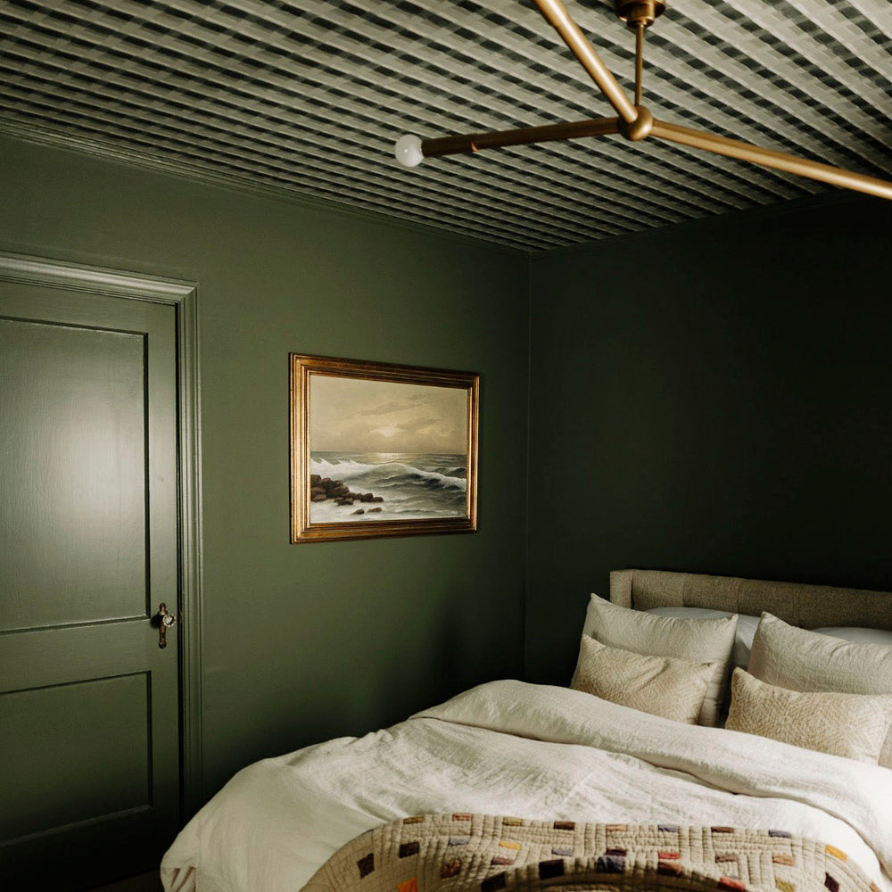 Painted Plaid - Camp <br> Wallpaper - The Detroit Wallpaper Co.
