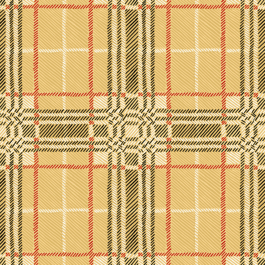 Painted Plaid - Burberry <br> Wallpaper - The Detroit Wallpaper Co.