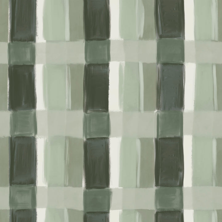 Painted Plaid - Camp <br> Wallpaper - The Detroit Wallpaper Co.