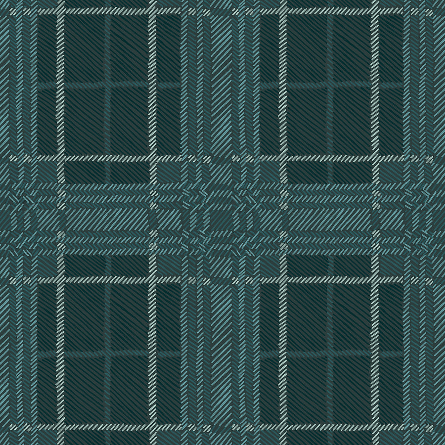 Painted Plaid - Demure <br> Wallpaper - The Detroit Wallpaper Co.