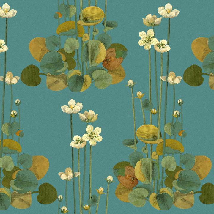 Parnassia - Fresh <br> Wallpaper - The Detroit Wallpaper Co.